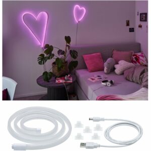 Paulmann LED Strip Neon Colorflex USB Pink 1 m 4