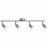Spotlight 4 x 10 W GU10 Nickel matt 230 V Metall