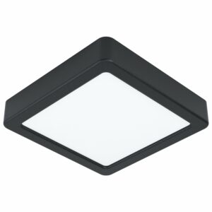 Eglo LED-Aufbauleuchte Fueva 5 Schwarz-Weiß 16 cm x 16 cm