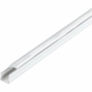 Eglo Alu LED-Aufbauprofil Weiß mit Linse Diffuser Transparent Profil 3 L: 1000mm