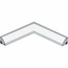 Eglo Alu Eckverbinder Links für LED-Eckprofil 2 Alufarben Corner Connector