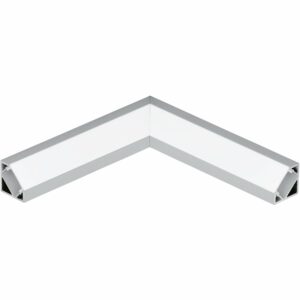 Eglo Alu Eckverbinder Links für LED-Eckprofil 2 Alufarben Corner Connector