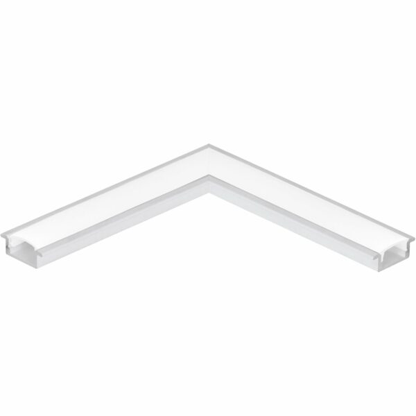 Ego Alu Eckverbinder für LED-Einbauprofil 1 Weiß Corner Connector