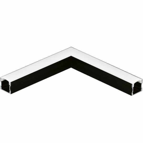 Eglo Alu Eckverbinder für LED-Aufbauprofil 2 Schwarz Corner Connector