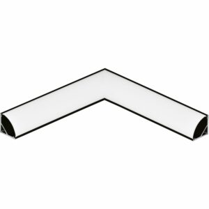 Eglo Alu Eckverbinder Links für LED-Eckprofil 1 Schwarz Corner Connector