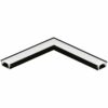 Ego Alu Eckverbinder für LED-Einbauprofil  1 Schwarz Corner Connector