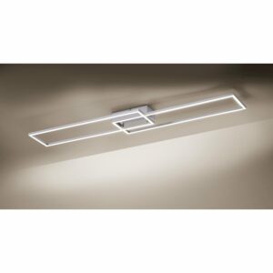 LED-Deckenleuchte Iven Stahl 110 cm x 25 cm