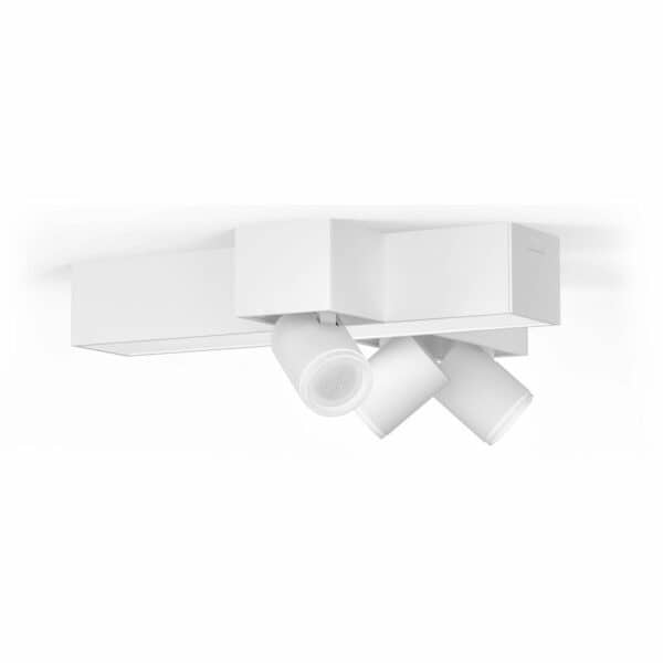 Philips Hue Spot 3-flg. White & Color Ambiance Centris Cross Weiß 3000 lm