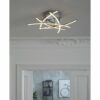 Fischer & Honsel LED-Deckenleuchte Cross TW Chromfarben