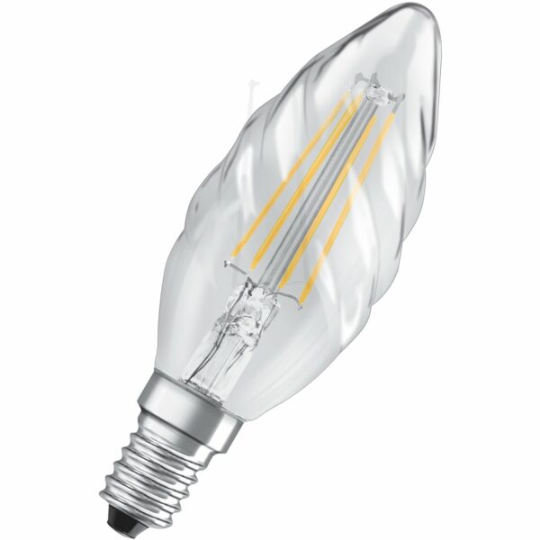 Osram LED-Leuchtmittel E14 Kerzenform 4 W Warmweiß 470 lm 10 x 3
