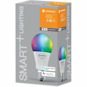Ledvance Smart+ WiFi LED-Lampe Kolbenform E27/10W 806lm RGBW Farbwechsel