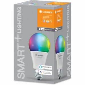 Ledvance Smart+ WiFi LED-Lampe Kolbenform E27/13W 1521lm RGBW Farbwechsel