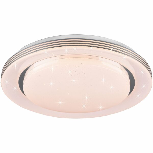 Reality LED-Deckenleuchte Sternenhimmel Atria Ø 48 cm Weiß