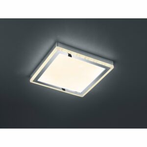 LED-Deckenlampe Slide Weiß 2-flammig 20 W 2000 lm warmweiß