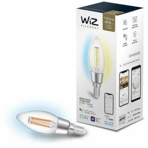 WiZ Smart LED-Leuchtmittel Wifi Filament Clear C35 E27 5
