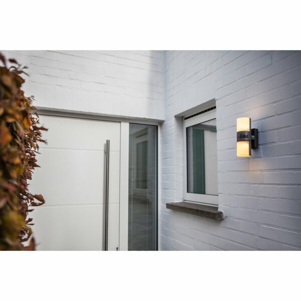 Lutec LED Design Außenleuchte Cyra mit drehbaren Köpfen rund