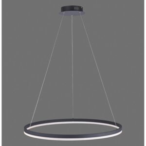 Paul Neuhaus LED-Pendelleuchte Titus Anthrazit Ø 80 cm