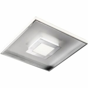 Fischer & Honsel LED-Deckenleuchte Bug 1x 28 W Chrom 3300 lm