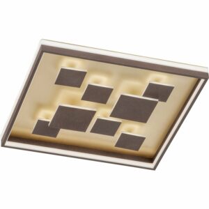 Fischer & Honsel LED-Deckenleuchte Rico 1x 46 W Gold-Braun 6300 lm
