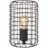 Fischer & Honsel Tischleuchte Titus 1x E27 max. 60 W Schwarz