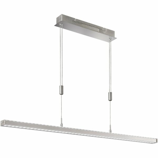 Fischer & Honsel LED-Pendelleuchte Vitan TW 1x 18 W Nickel 4600 lm