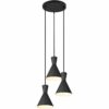 Reality Pendelleuchte Enzo 1.500 mm x 410 mm x 410 mm Schwarz Matt