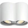 Philips Hue Spot 2-flg. White Ambiance Pillar Weiß 2 x 250 lm inkl. Dimmer