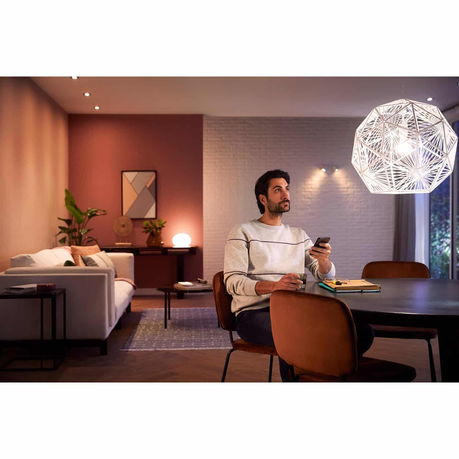 Philips Hue LED-Leuchtmittel White E27 2 x 800 lm 9 W 2er-Pack