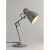 Brilliant Tischleuchte Bailie Grau E14