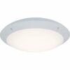 Brilliant LED-Außen Wand-/ Deckenlampe Medway Ø 31 cm Weiß