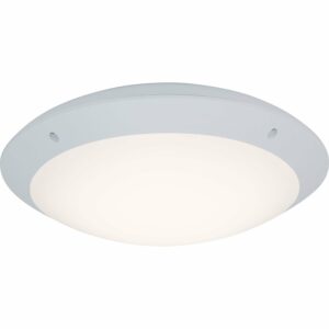 Brilliant LED-Außen Wand-/ Deckenlampe Medway Ø 31 cm Weiß