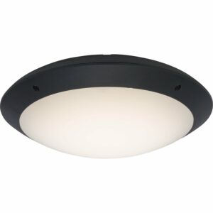 Brilliant LED-Außen Wand-/ Deckenlampe Medway Ø 31 cm Anthrazit