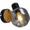 Näve Wandspot Fumoso aus Glas 16 cm