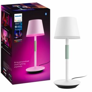 Philips Hue Tragbare Tischleuchte White & Color Ambiance Go Weiß 370 lm