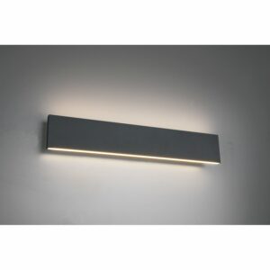 Trio Leuchten LED-Wandlampe Concha Anthrazit 80 cm x 47 cm