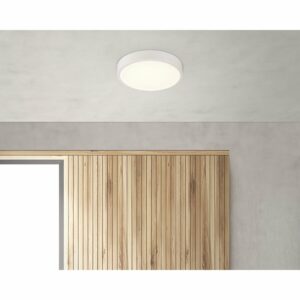 Globo LED-Deckenleuchte Archimedes Aluminium Druckguss Weiß