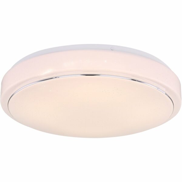Globo LED-Deckenleuchte Kalle Metall Weiß