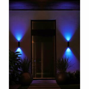 Philips Hue LED-Außenwandleuchte Appear Schwarz